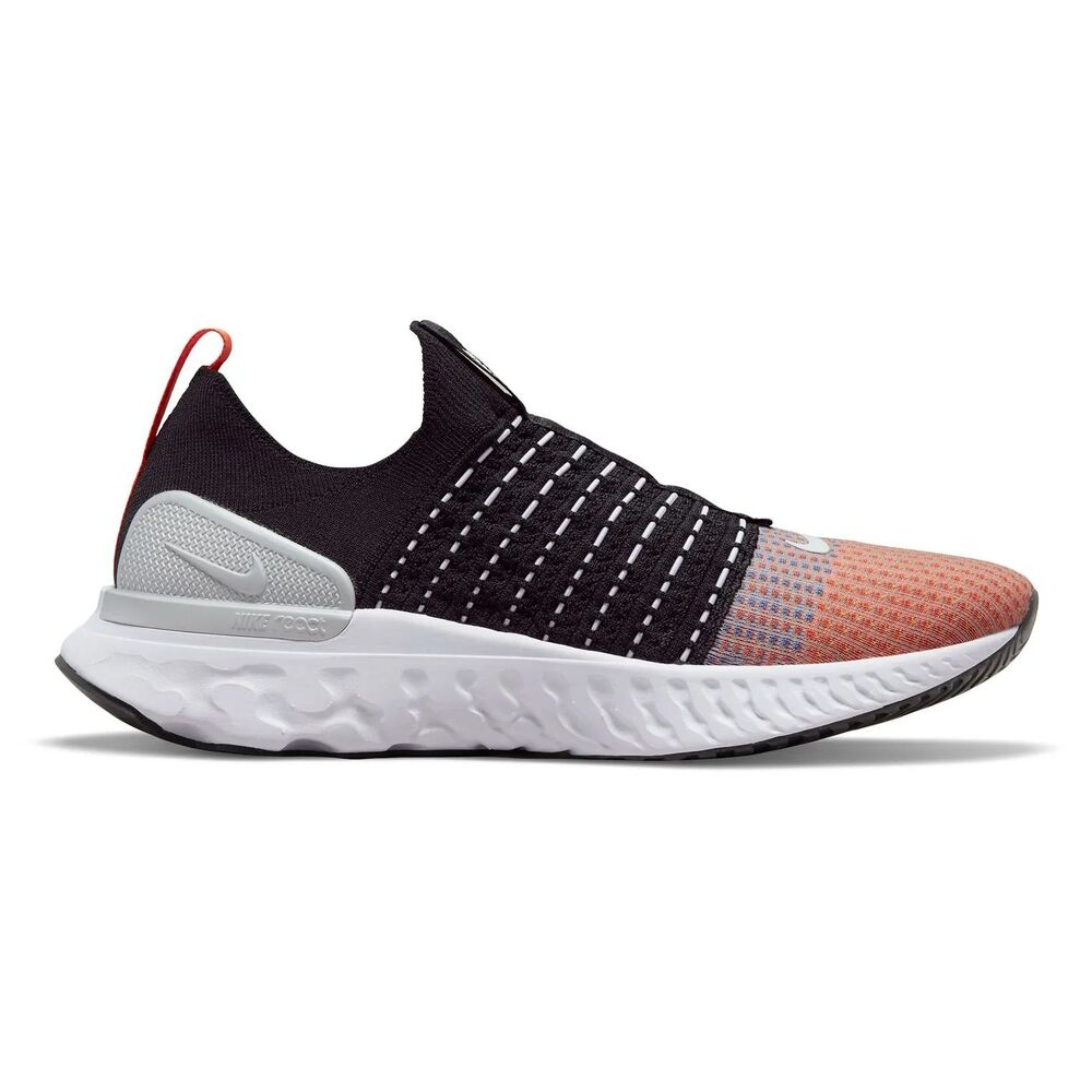 Nike React Phantom Run FK 2 Running Shoes Black/Orange Mens Sz 10.5 (DQ7647 001)